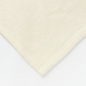 キルトブロックパーソナライズされたティール（緑がかった色）ファームハ素朴ウス フリースブランケット (角)