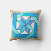 キルトブロック装飾用クッション クッション (裏面)