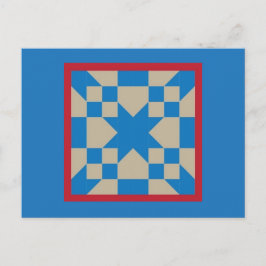 キルトポストカード – オクラホマへの道 ポストカード