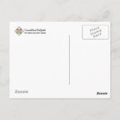 キルトポストカード – ベベルスター（ピンク/グレー） ポストカード (裏面)