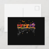 キルトマシン ハロウィン 衣装 ギフト 愛好家 ポストカード (正面/裏面)