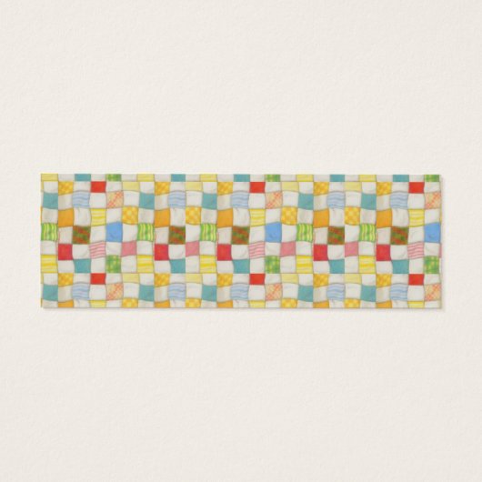 キルトミニ熱狂する名刺 (裏面)