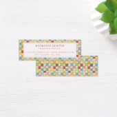 キルトミニ熱狂する名刺 (デスク)