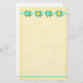 キルトラバードッグステーショナリーのカスタマイズ 便箋 (正面/裏面)