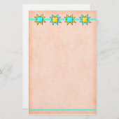 キルトラバードッグステーショナリーのカスタマイズ 便箋 (正面/裏面)