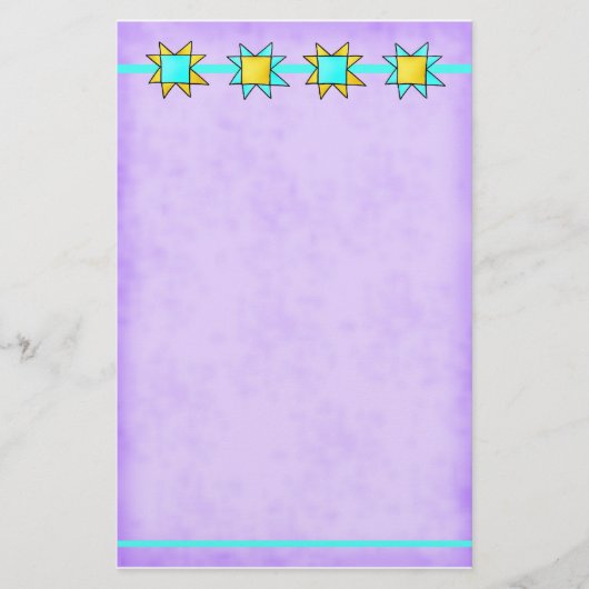 キルトラバードッグステーショナリーのカスタマイズ 便箋 (正面)