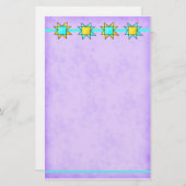 キルトラバードッグステーショナリーのカスタマイズ 便箋 (正面/裏面)