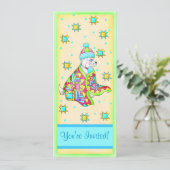 キルトラバードッグ招待状カスタマイズ 招待状 (スタンド正面)