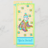 キルトラバードッグ招待状カスタマイズ 招待状 (正面/裏面)