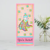 キルトラバードッグ招待状カスタマイズ 招待状 (スタンド正面)