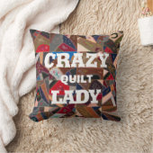 "キルトレおもしろいディ熱狂する"ヴィンテージパッチワークキルト クッション (ブランケット)