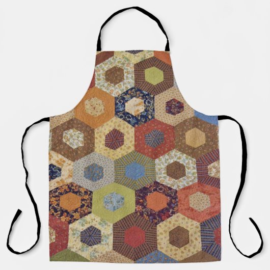 キルトヴィンテージキルターパターンアメリカーナ  エプロン (正面)