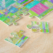 キルト予測できな抽象デザインパズル ジグソーパズル (側面)