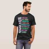 キルト作家を表す言葉 楽しいキルティング Tシャツ (正面フル)