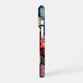 キルト愛好家のデザイン- Patchwork Art iPhoneケース (左側面)