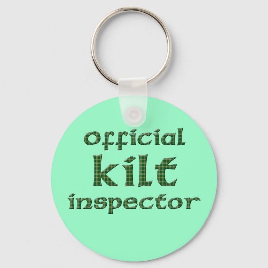 キルト検査官 キーホルダー (正面)