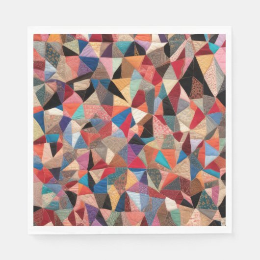 キルト熱狂するデザイン スタンダードランチョンナプキン (正面)