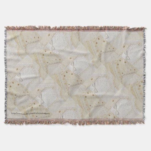 キルト熱狂するデザイン スローブランケット (正面)