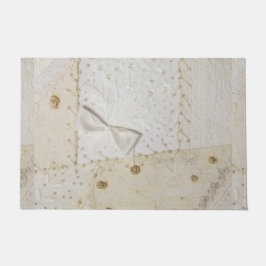 キルト熱狂するデザイン ドアマット