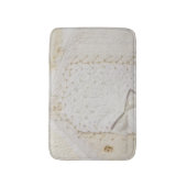 キルト熱狂するデザイン バスマット (正面縦)