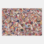 キルト熱狂するデザイン ラッピングペーパーシート (正面2)