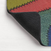 キルト熱狂するパターン マウスパッド (コーナー)