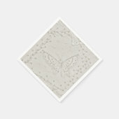 キルト熱狂する刺繍デザインナプキンス スタンダードカクテルナプキン (角)