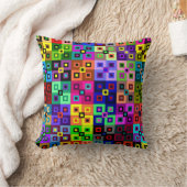 キルト熱狂する枕 クッション (ブランケット)
