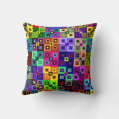 キルト熱狂する枕 クッション (裏面)