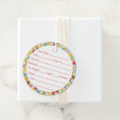 キルト熱狂する2"丸糸ラベル フェイバータグ (インサイチュ)