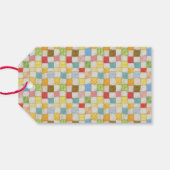 キルト熱狂する3.5"x2"ヤーンラベル ギフトタグ (裏面横)