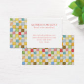 キルト熱狂する3.5x2名刺III (デスク)