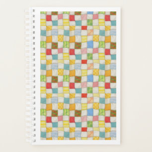 キルト熱狂する5.5x8.5プランナーカレンダー プランナー手帳