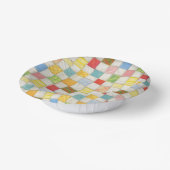 キルト熱狂する7インチ紙丼 ペーパーボウル (傾斜あり)