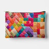 キルト熱狂する アクセサリーポーチ (正面)