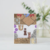 キルト生成 ポストカード (スタンド正面)