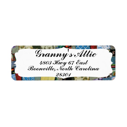 キルト縁ど ラベル (正面)