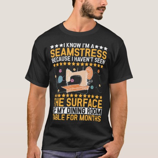 キルト縫製愛好家 - 縫製キルト愛好家 Tシャツ (正面)