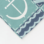 キルト航海のフリースブランケット フリースブランケット (角)