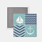 キルト航海のマグネット マグネット (正面/裏面)