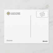 キルト葉書 – Dutchmanのパズル(赤/緑) ポストカード (裏面)