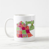 キルト裁縫マシンマグ コーヒーマグカップ (左)