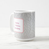 キルト誕生日へ祖母 コーヒーマグカップ (正面左)