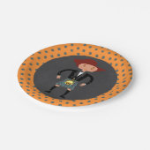 キルト誕生日パーティーを持つスコットランドの子供 ペーパープレート (アングル)