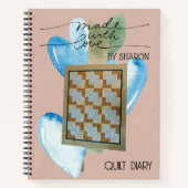 キルト趣味プロジェクト ノートブック (正面)