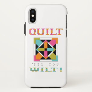 キルト~!キルト引用文 iPhone X ケース