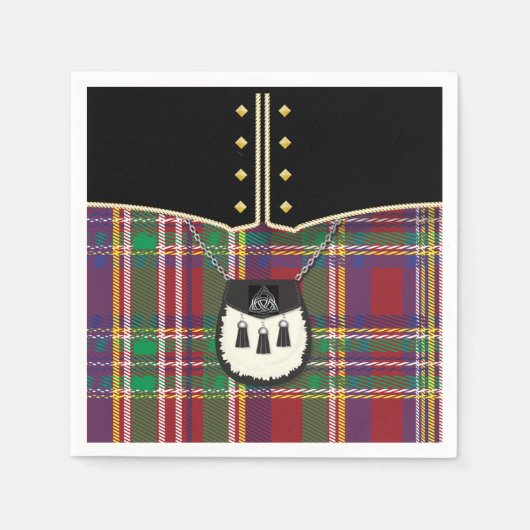 キルト スタンダードカクテルナプキン (正面)