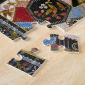 キルト、パター熱狂するン ジグソーパズル (側面)