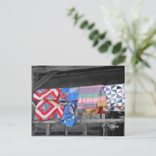 キルト ポストカード (スタンド正面)