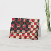 キルト、悔やみや弔慰 カード (正面)